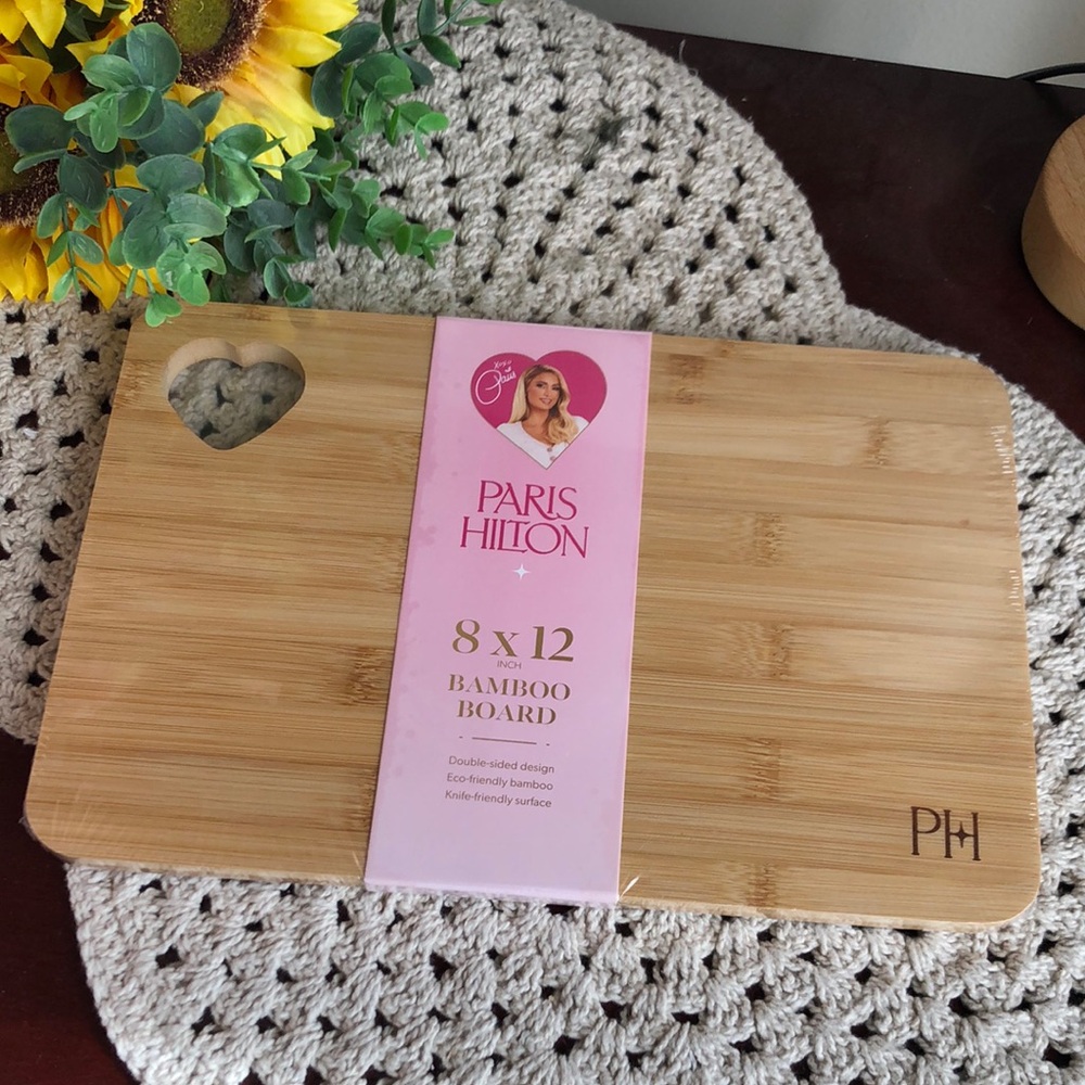 Paris Hilton Bamboo Serving Board